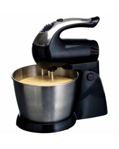Brentwood 5-Speed Stand Mixer Stainless Steel Bowl 200W Black